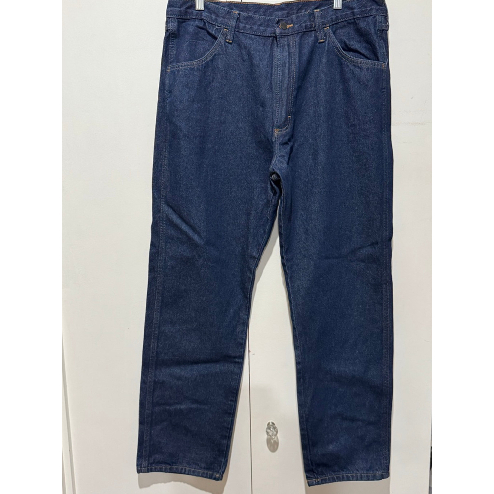 Men's Rustler dark Blue wash Straight Jeans Waist 38x32”